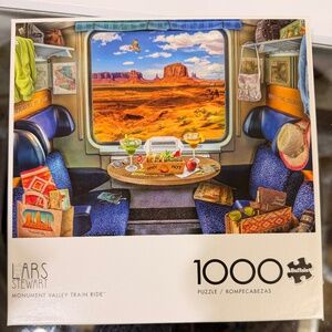 BUFFALO PUZZLE / Lars Train Puzzle -- 1000 pcs